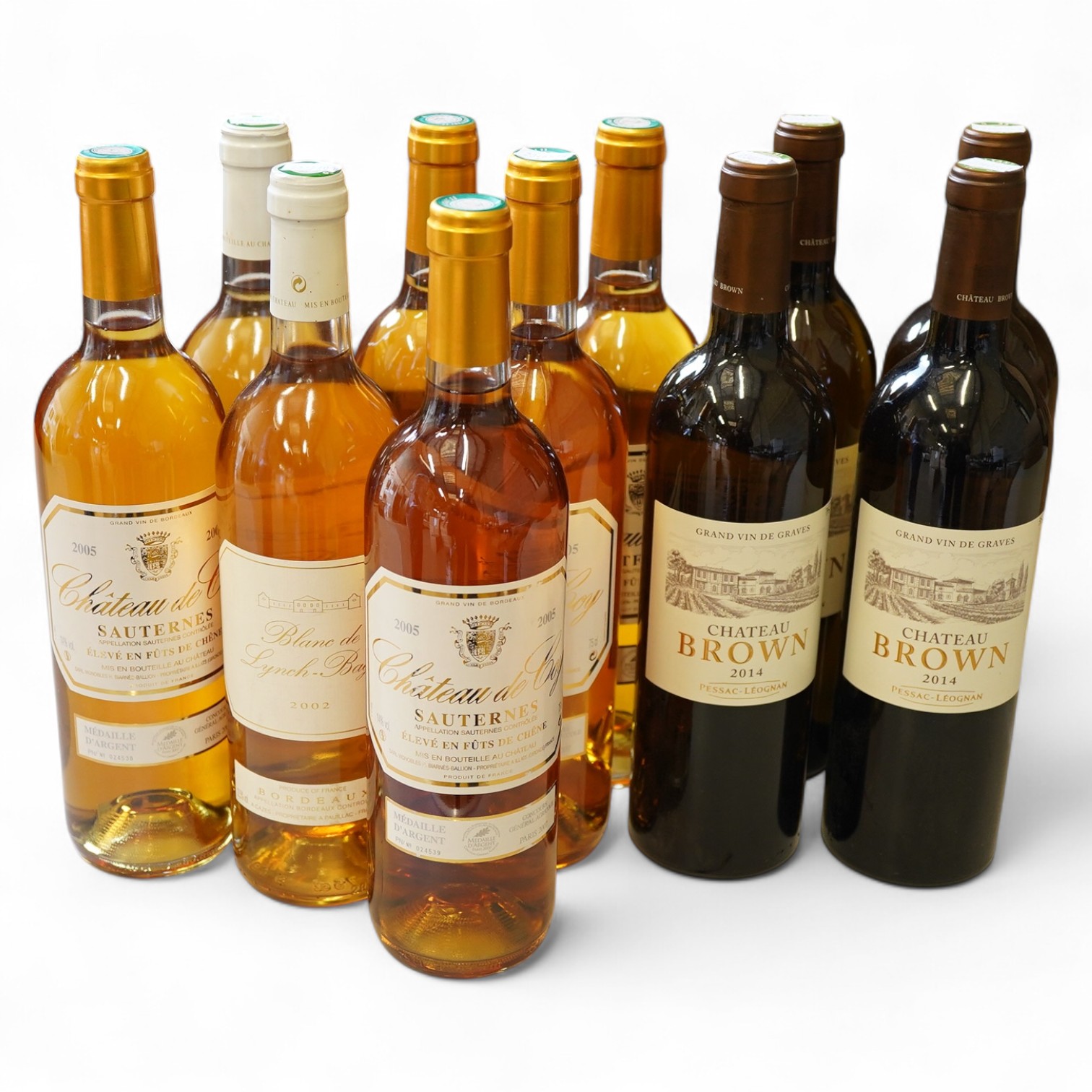 A mixed parcel of Bordeaux white wine